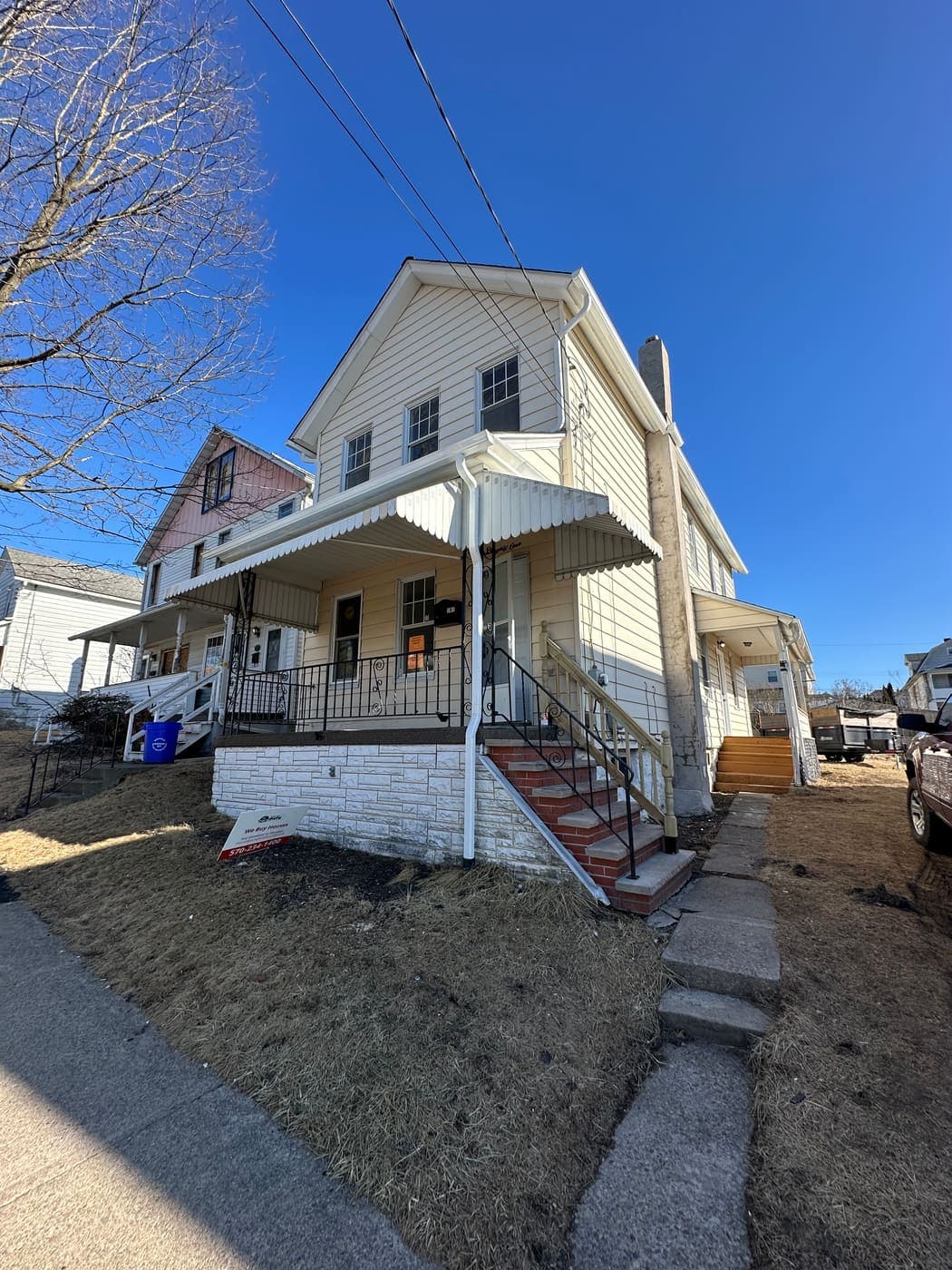 Renovated exterior at 181 W Noble St in Nanticoke, Pennsylvania