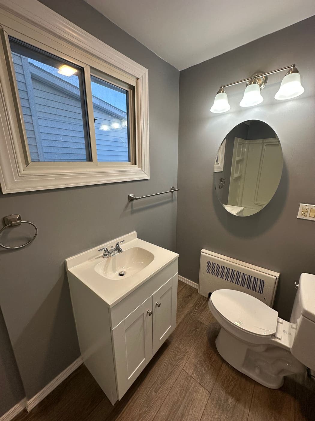 Renovated bathroom at 277 E Noble St in Nanticoke, Pennsylvania