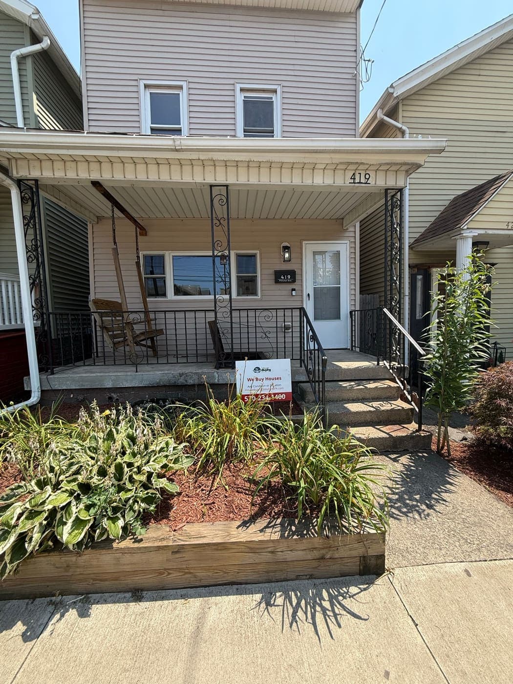 Renovated exterior at 419 Pittston Ave in Scranton, Pennsylvania