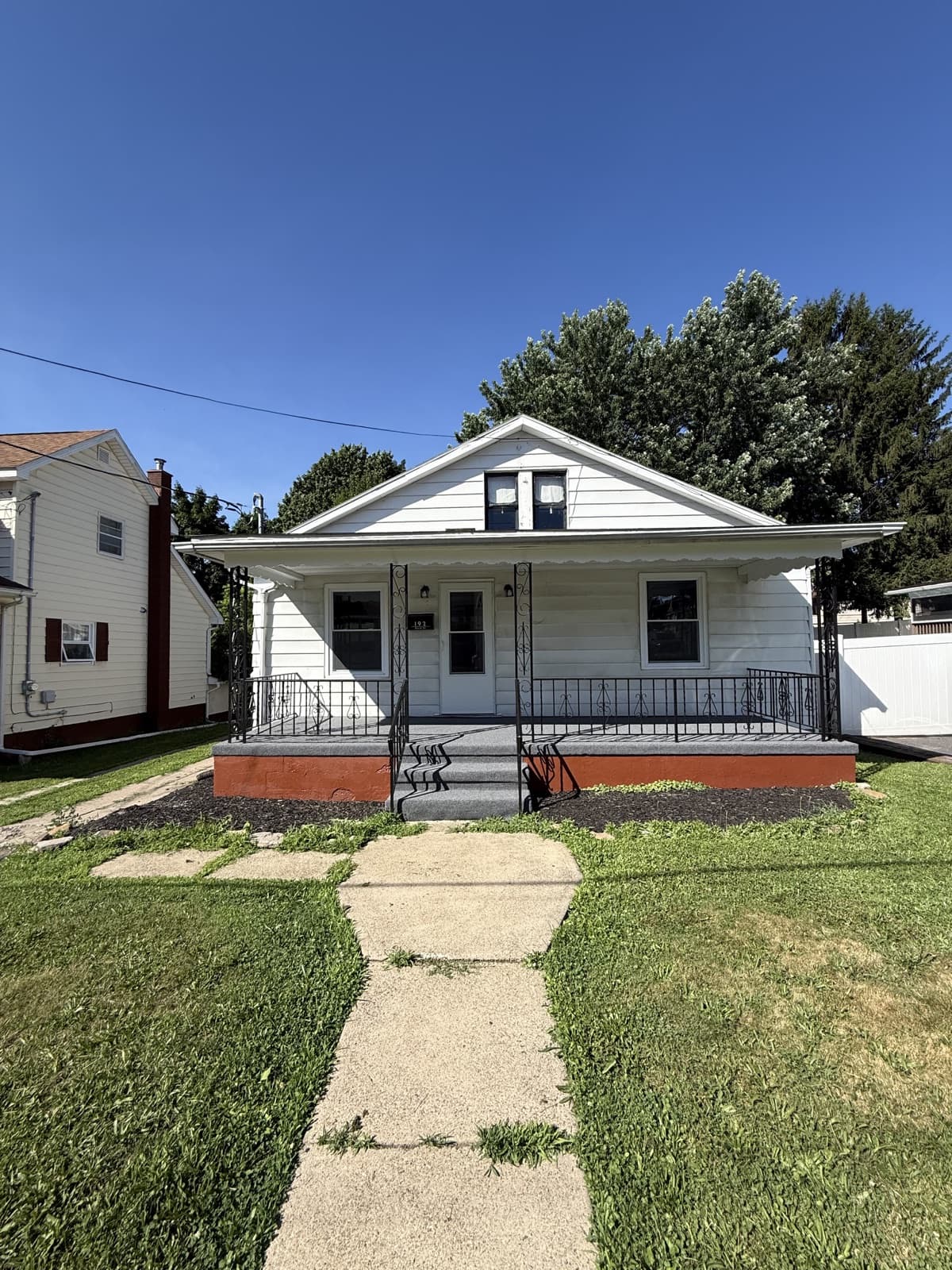 Front exterior of 192 Rock Street in Hughestown, Pennsylvania